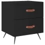 Nachttische 2 Stück, schwarzes Holzwerkstoff, 40 x 35 x 47,5 cm von vidaXL, Nachttische - Ref: Foro24-827247, Preis: 82,43 €,...