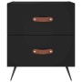 Nachttische 2 Stück, schwarzes Holzwerkstoff, 40 x 35 x 47,5 cm von vidaXL, Nachttische - Ref: Foro24-827247, Preis: 83,47 €,...