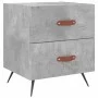 Engineered wood gray concrete bedside table 40x35x47.5 cm by vidaXL, Nightstands - Ref: Foro24-827252, Price: 45,38 €, Discou...