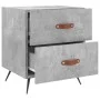 Engineered wood gray concrete bedside table 40x35x47.5 cm by vidaXL, Nightstands - Ref: Foro24-827252, Price: 45,38 €, Discou...