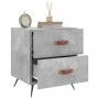 Engineered wood gray concrete bedside table 40x35x47.5 cm by vidaXL, Nightstands - Ref: Foro24-827252, Price: 45,38 €, Discou...