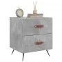 Engineered wood gray concrete bedside table 40x35x47.5 cm by vidaXL, Nightstands - Ref: Foro24-827252, Price: 45,38 €, Discou...