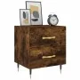 Nachttisch 2 Stk. Holzwerkstoff Eiche geräuchert 40x35x47,5cm von vidaXL, Nachttische - Ref: Foro24-827271, Preis: 59,33 €, R...