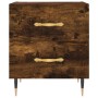 Nachttisch 2 Stk. Holzwerkstoff Eiche geräuchert 40x35x47,5cm von vidaXL, Nachttische - Ref: Foro24-827271, Preis: 59,85 €, R...