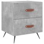 Nachttisch 2 Stück betongraues Holzwerkstoff 40x35x47,5cm von vidaXL, Nachttische - Ref: Foro24-827253, Preis: 65,34 €, Rabat...