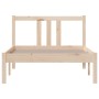 Estructura de cama madera maciza 90x190 cm de vidaXL, Camas y somieres - Ref: Foro24-814849, Precio: 85,50 €, Descuento: %