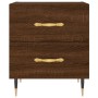 Nachttisch, 2 Stück, Eichenbraun, Holzwerkstoff, 40 x 35 x 47,5 cm von vidaXL, Nachttische - Ref: Foro24-827275, Preis: 83,96...
