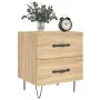 Mesita noche 2 uds madera ingeniería roble Sonoma 40x35x47,5 cm de vidaXL, Mesitas de noche - Ref: Foro24-827299, Precio: 78,...