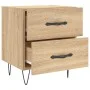 Mesita noche 2 uds madera ingeniería roble Sonoma 40x35x47,5 cm de vidaXL, Mesitas de noche - Ref: Foro24-827299, Precio: 78,...