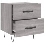 Nightstands 2 pcs Sonoma gray engineered wood 40x35x47.5 cm by vidaXL, Nightstands - Ref: Foro24-827305, Price: 60,14 €, Disc...