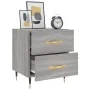 Sonoma grauer Nachttisch aus Holzwerkstoff, 40 x 35 x 47,5 cm von vidaXL, Nachttische - Ref: Foro24-827272, Preis: 57,57 €, R...