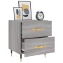 Sonoma grauer Nachttisch aus Holzwerkstoff, 40 x 35 x 47,5 cm von vidaXL, Nachttische - Ref: Foro24-827272, Preis: 58,48 €, R...