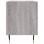 Mesita de noche madera de ingeniería gris Sonoma 40x35x47,5 cm de vidaXL, Mesitas de noche - Ref: Foro24-827272, Precio: 58,4...