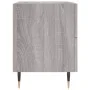 Sonoma grauer Nachttisch aus Holzwerkstoff, 40 x 35 x 47,5 cm von vidaXL, Nachttische - Ref: Foro24-827272, Preis: 57,57 €, R...