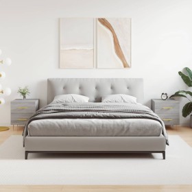 Nachttische 2 Stk. Sonomagraues Holzwerkstoff 40x35x47,5 cm von vidaXL, Nachttische - Ref: Foro24-827289, Preis: 104,57 €, Ra...