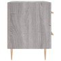 Nachttische 2 Stk. Sonomagraues Holzwerkstoff 40x35x47,5 cm von vidaXL, Nachttische - Ref: Foro24-827289, Preis: 104,57 €, Ra...