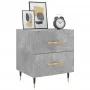 Mesita noche 2 uds madera ingeniería gris hormigón 40x35x47,5cm de vidaXL, Mesitas de noche - Ref: Foro24-827269, Precio: 81,...