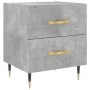 Mesita noche 2 uds madera ingeniería gris hormigón 40x35x47,5cm de vidaXL, Mesitas de noche - Ref: Foro24-827269, Precio: 81,...