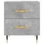 Mesita noche 2 uds madera ingeniería gris hormigón 40x35x47,5cm de vidaXL, Mesitas de noche - Ref: Foro24-827269, Precio: 81,...