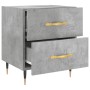 Nachttisch 2 Stück betongraues Holzwerkstoff 40x35x47,5cm von vidaXL, Nachttische - Ref: Foro24-827269, Preis: 82,44 €, Rabat...