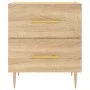 Mesita noche 2 uds madera ingeniería roble Sonoma 40x35x47,5 cm de vidaXL, Mesitas de noche - Ref: Foro24-827283, Precio: 99,...
