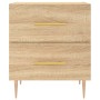 Nachttisch, 2 Stück, Holzwerkstoff, Sonoma-Eiche, 40 x 35 x 47,5 cm von vidaXL, Nachttische - Ref: Foro24-827283, Preis: 100,...
