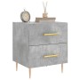 Nachttisch 2 Stück betongraues Holzwerkstoff 40x35x47,5cm von vidaXL, Nachttische - Ref: Foro24-827285, Preis: 102,61 €, Raba...