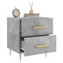 Mesita noche 2 uds madera ingeniería gris hormigón 40x35x47,5cm de vidaXL, Mesitas de noche - Ref: Foro24-827285, Precio: 102...