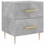 Mesita noche 2 uds madera ingeniería gris hormigón 40x35x47,5cm de vidaXL, Mesitas de noche - Ref: Foro24-827285, Precio: 100...