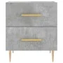 Mesita noche 2 uds madera ingeniería gris hormigón 40x35x47,5cm de vidaXL, Mesitas de noche - Ref: Foro24-827285, Precio: 100...