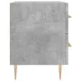 Mesita noche 2 uds madera ingeniería gris hormigón 40x35x47,5cm de vidaXL, Mesitas de noche - Ref: Foro24-827285, Precio: 100...