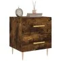Nightstand 2 pcs engineered wood smoked oak 40x35x47.5cm by vidaXL, Nightstands - Ref: Foro24-827287, Price: 80,76 €, Discoun...