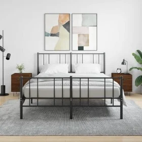 Mesita noche 2 uds madera ingeniería marrón roble 40x35x47,5 cm de vidaXL, Mesitas de noche - Ref: Foro24-827307, Precio: 56,...