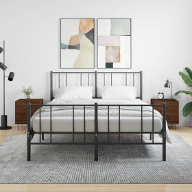 Nachttisch, 2 Stück, Eichenbraun, Holzwerkstoff, 40 x 35 x 47,5 cm von vidaXL, Nachttische - Ref: Foro24-827307, Preis: 56,05...
