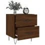 Mesita noche 2 uds madera ingeniería marrón roble 40x35x47,5 cm de vidaXL, Mesitas de noche - Ref: Foro24-827307, Precio: 56,...