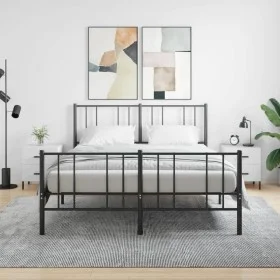 Nachttische 2 Stück, Holzwerkstoff, weiß, 40 x 35 x 47,5 cm von vidaXL, Nachttische - Ref: Foro24-827325, Preis: 99,78 €, Rab...