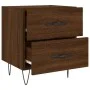 Mesita noche 2 uds madera ingeniería marrón roble 40x35x47,5 cm de vidaXL, Mesitas de noche - Ref: Foro24-827307, Precio: 56,...