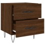Nightstand 2 pcs oak brown engineered wood 40x35x47.5 cm by vidaXL, Nightstands - Ref: Foro24-827307, Price: 56,05 €, Discoun...