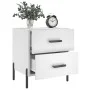 Nachttische 2 Stück, Holzwerkstoff, weiß, 40 x 35 x 47,5 cm von vidaXL, Nachttische - Ref: Foro24-827325, Preis: 99,68 €, Rab...