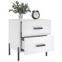 Nachttische 2 Stück, Holzwerkstoff, weiß, 40 x 35 x 47,5 cm von vidaXL, Nachttische - Ref: Foro24-827325, Preis: 101,06 €, Ra...