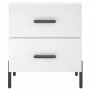 Nachttische 2 Stück, Holzwerkstoff, weiß, 40 x 35 x 47,5 cm von vidaXL, Nachttische - Ref: Foro24-827325, Preis: 99,68 €, Rab...