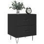 Nightstands 2 pcs black engineered wood 40x35x47.5 cm by vidaXL, Nightstands - Ref: Foro24-827295, Price: 81,70 €, Discount: %