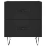 Mesitas de noche 2 uds madera ingeniería negro 40x35x47,5 cm de vidaXL, Mesitas de noche - Ref: Foro24-827295, Precio: 80,69 ...