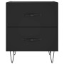 Nightstands 2 pcs black engineered wood 40x35x47.5 cm by vidaXL, Nightstands - Ref: Foro24-827295, Price: 81,70 €, Discount: %