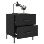 Mesitas de noche 2 uds madera ingeniería negro 40x35x47,5 cm de vidaXL, Mesitas de noche - Ref: Foro24-827311, Precio: 92,02 ...