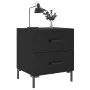 Mesitas de noche 2 uds madera ingeniería negro 40x35x47,5 cm de vidaXL, Mesitas de noche - Ref: Foro24-827311, Precio: 92,02 ...