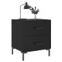 Mesitas de noche 2 uds madera ingeniería negro 40x35x47,5 cm de vidaXL, Mesitas de noche - Ref: Foro24-827311, Precio: 95,84 ...