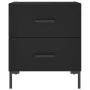 Nightstands 2 pcs black engineered wood 40x35x47.5 cm by vidaXL, Nightstands - Ref: Foro24-827311, Price: 92,02 €, Discount: %