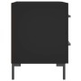 Mesitas de noche 2 uds madera ingeniería negro 40x35x47,5 cm de vidaXL, Mesitas de noche - Ref: Foro24-827311, Precio: 95,84 ...