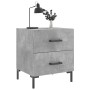 Bedside table 2 units in gray concrete engineered wood 40x35x47.5cm by vidaXL, Nightstands - Ref: Foro24-827317, Price: 65,56...